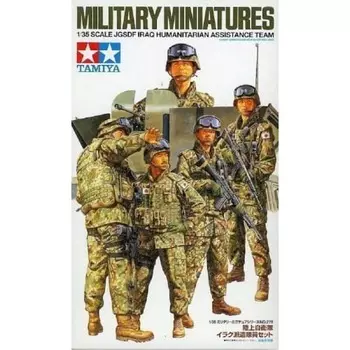 TAMIYA 1/35 Военная миниатюра Серия №276 Наземные силы самообороны Ирака Набор для отправки личного состава Пластиковая модель 35276
