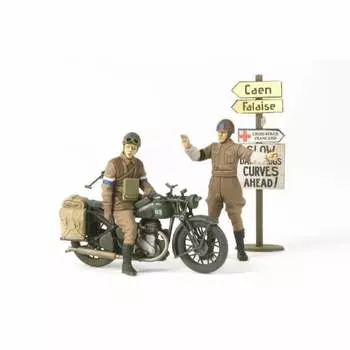 Tamiya 1/35 Военная миниатюра Серия №316 Британская армейская военная мотоциклетная серия BSA M20 MP Набор пластиковая модель 35316