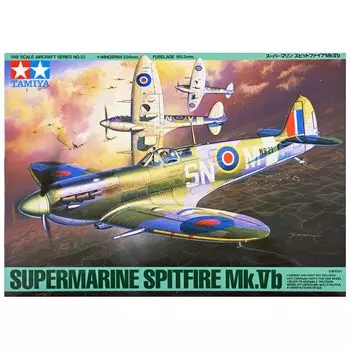 Tamiya 1/48 Masterpiece Series No.33 Королевские ВВС Supermarine Spitfire Mk.Vb Пластиковая модель 61033