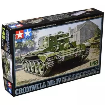 Tamiya 1/48 Military Miniature Series No.28 Британский армейский крейсерский танк Cromwell Mk.IV Пластиковая модель 32528
