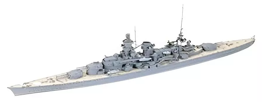 Tamiya 1/700 Waterline Series No.118 German Navy Battlecruiser Scharnhorst Plastic Model 77518