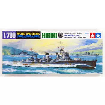 Tamiya 1/700 Waterline Series No.407 Japanese Navy Destroyer Hibiki Plastic Model 31407