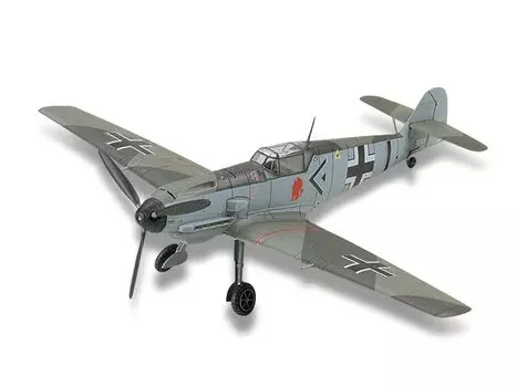Tamiya 1/72 Warbird Collection No.50 Luftwaffe Messerschmitt Bf109E-3 Plastic Model 60750