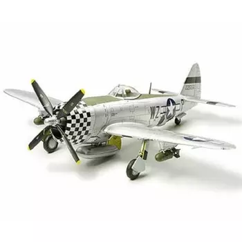 Tamiya 1/72 Warbird Collection No.70 US Air Force Republic P-47D Thunderbolt Bubble Top Plastic Model 60770