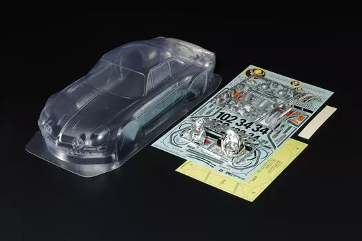 Tamiya 51690 Kar-Set Renault Alpine A110 Jgermeister аксессуары для автомобиля с дистанционным управлением запасная модель RC корпус, серебристый металлик