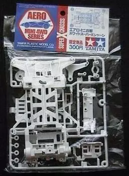 Tamiya Aero Mini 4WD Белое шасси Super X