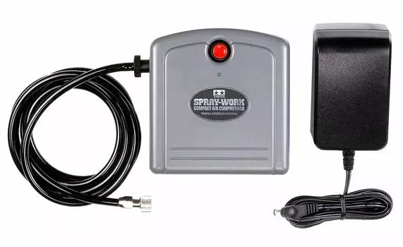 Tamiya Air Brush System No.33 Распылительная работа Компактный компрессор Инструмент для покраски в стиле хобби 74533