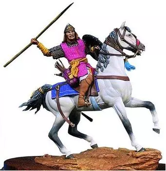 Tamiya Andrea Miniatures Мусульманская пластиковая модель SM-F20 конный лучник