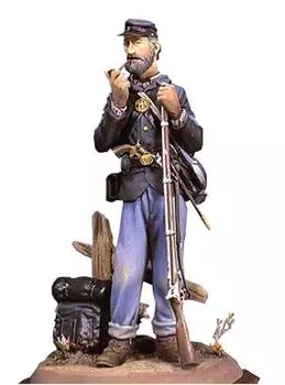 Tamiya Andrea Miniatures US Infantry Sergeant 1863 Plastic Model S8-F28