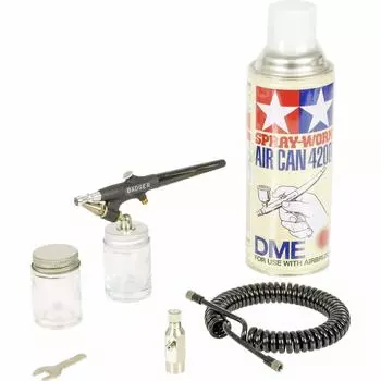 Tamiya Badger Air Brush System Badger 350II Air Brush Set 74405 No.5