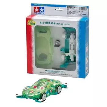 TAMIYA Beginners Mini 4WD Series №3 Райкири (зеленый) Шасси Panda Racer MA 17903