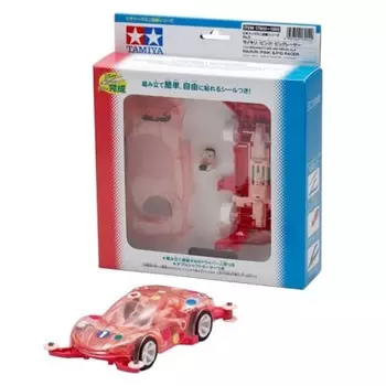 Tamiya Beginners Mini 4WD Series No.2 Райкири (розовый) Шасси Pig Racer MA 17902