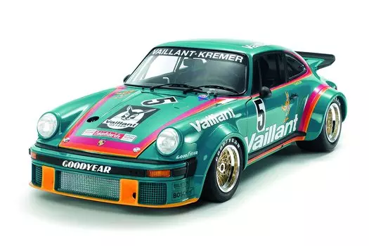 Tamiya Big Scale Series Porsche 934 Vaillant Пластиковая модель 12056 1/12 № 56 (с фототравлеными деталями) зелёный