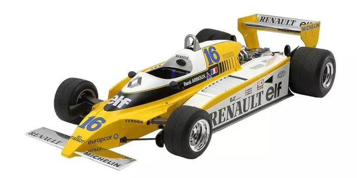 Tamiya Big Scale Series Renault Turbo с деталями пластиковая модель 12033 1/12 №33 RE-20 фототравление
