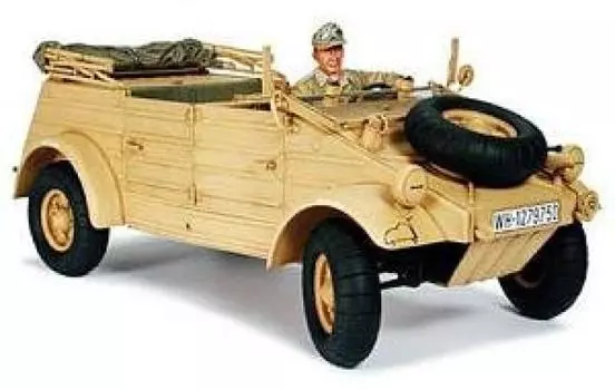 Tamiya Big Tank Series немецкий армейский Kubelwagen Type 82 African Specification с маршалом Роммелем Пластиковая модель 36202 1/16 № 02 Pkw.K1