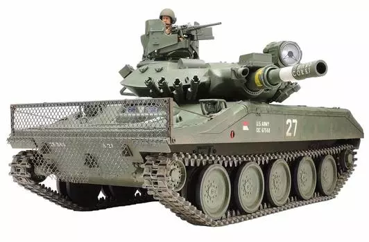 Tamiya Big Tank Series US Army Airborne Tank M551 Sheridan Display Model Пластиковая модель 36213 1/16 № 13