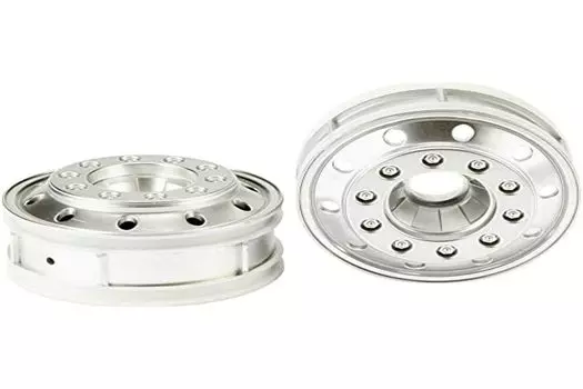 Tamiya Big Truck Options Spare Parts Матовое хромированное переднее колесо шириной 22 мм 56517 & TROP.17 (для шин/европейского типа)
