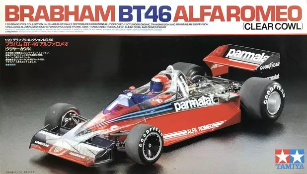 Tamiya Brabham Alfa Romeo Grand Prix 1/20 BT-46 (прозрачный капот) (Коллекция 1/20:20050)