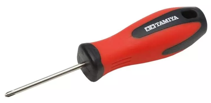 Tamiya Craft Tool Series Mini 4WD Phillips Screwdriver PRO Пластиковая модель инструмента 74121 № 121