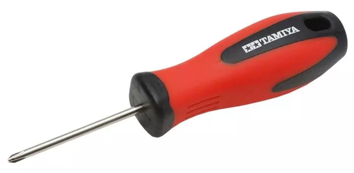 Tamiya Craft Tool Series Mini 4WD Phillips Screwdriver PRO Пластиковая модель инструмента 74121 № 121