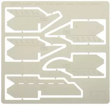 TAMIYA Craft Tool Series Precision Saw Etched Plastic Model Tool 74094 № 94 бежевый