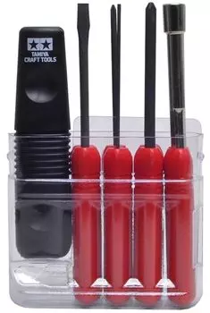 TAMIYA Craft Tool Series Screwdriver 8 Piece Set Eight Plastic Model Tool 74023 No.23 Builder s