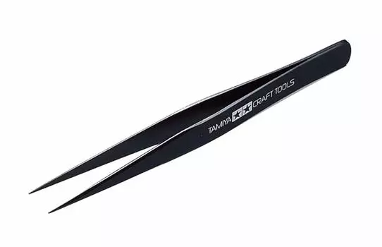 Tamiya Craft Tool Series Straight Tweezers Plastic Model Tool 74004 No.04