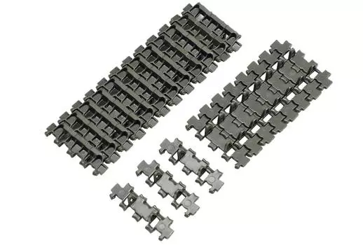 Tamiya Detail Up Parts Series German Army Panther D Type Interlocking Track Set Пластиковые детали для модели 12665 1/35 № 65