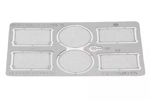 Tamiya Detail Up Parts Series German Army Panther D Type Etched Grill Set Пластиковые детали для модели 12666 1/35 № 66