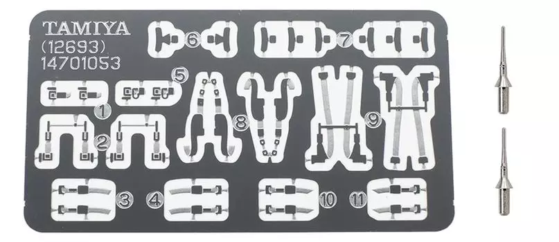 TAMIYA Detail Up Parts Series Grumman Tomcat Detail Up Parts Set Пластиковые детали для модели 12693 1/48 № 93 F-14
