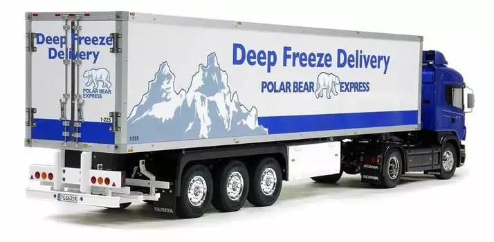 Tamiya Electric RC Big Truck Series Trailer Truck 3 Axis Reefer Radio Controlled 56319 1/14 No.19 Semi-Trailer