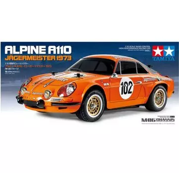 TAMIYA Electric RC Car Series Alpine A110 Jagermeister 1973 58708 1/10 No.708 1/10RC (Шасси М-06)