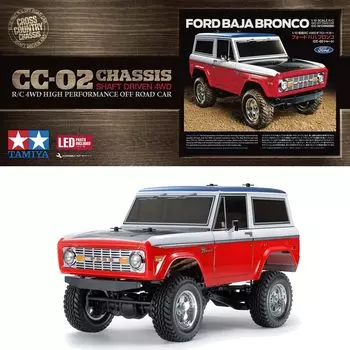 Tamiya Electric RC Car Series Ford Baja Bronco 58736 1/10 №736 (Шасси CC-02)