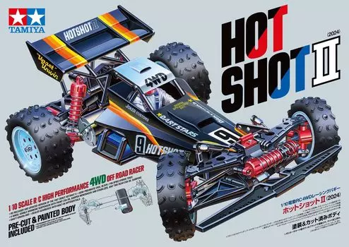TAMIYA Electric RC Car Series Hotshot II 58737 1/10 №737 (2024) чистый