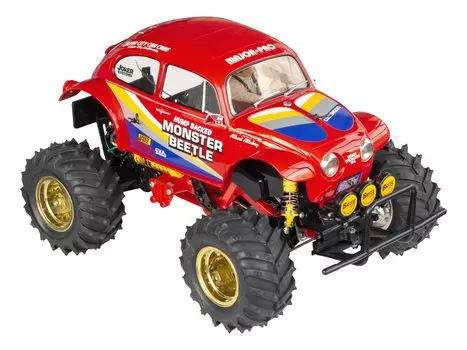 Tamiya Electric RC Car Series Monster Beetle 2015 58618 1/10 № 618 Внедорожник красный
