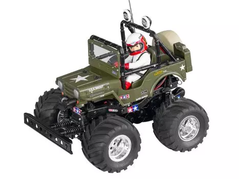 Tamiya Electric RC Car Series Wild Willy 2 58242 1/10 № 242 Внедорожник зелёный