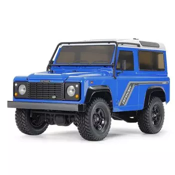 Tamiya Electric RC Car Special Project 1990 Land Rover Defender 90, окрашенный в светло-голубой цвет, 47478 1/10 № 178 1/10RC (Шасси CC-02)