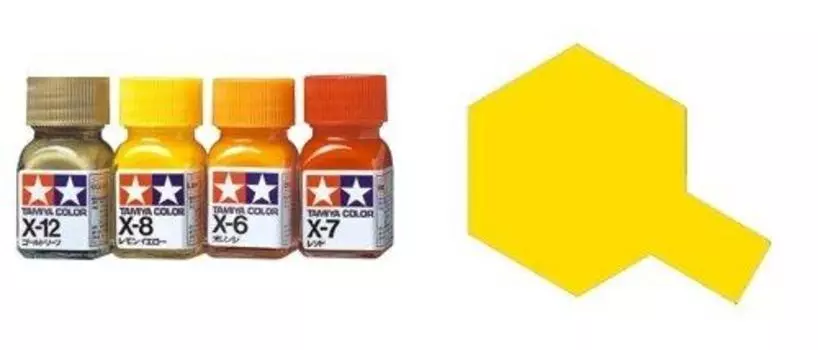 Tamiya enamel paint XF-3 flat yellow