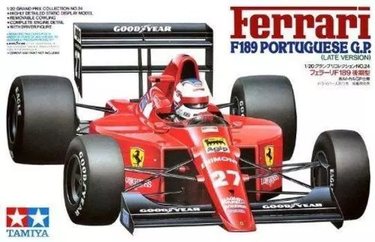 Tamiya Ferrari F189 Поздняя модель Гран-при Португалии, спецификация 1/20