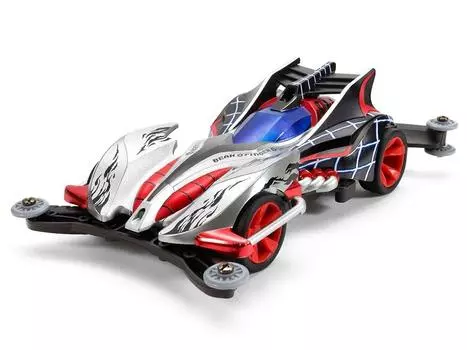 Tamiya Full Cowl Mini 4WD Series Beak Stinger G 19447 Red No.47 (AR Chassis) Silver,