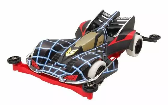 Tamiya Full Cowl Mini 4WD Series Beak Spider Premium Super II Chassis 19439 Белый № 39