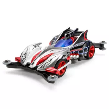 Tamiya Full Cowl Mini 4WD Series No.47 Beak Stinger G (AR Chassis) 19447 Silver, Red