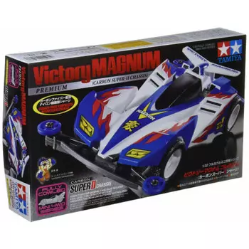 TAMIYA Full Cowl Mini 4WD Series No.34 Victory Magnum Premium Carbon Super II Chassis 19434
