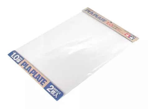 TAMIYA Fun Craft Series 124 Белый пластиковый фургон толстый размер B4 2 шт. Материал для рукоделия 70124 Нет. 1.0mm