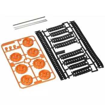 Tamiya Fun Craft Series No.229, комплект звездочек и гусениц диаметром 32 мм 70229