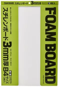 Tamiya Fun Craft Series Печатная доска толщиной 3 мм, 3 шт. № 138 (70138)