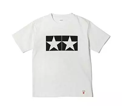 Tamiya Футболка JUN WATANABE Tamiya Mark, сделано в Японии, премиум-класса, белая, XS, оригинальная, 67328