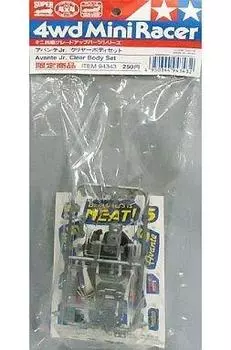 Tamiya Grade Up Parts Avante Clear Body Set 94343 Mini 4WD Parts No.343 Jr.