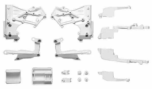 Tamiya Hop Up Options C Parts Белый 54917 № 1917 OP.1917 T3-01 (Рамка)