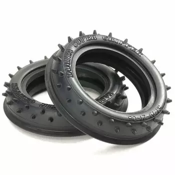 Tamiya Hop Up Options No.1896 OP.1896 2WD переднее колесо ребристые шипованные шины (60/14) 54896